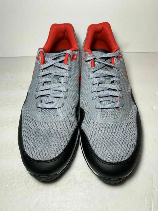 Nike Air Max 1 G Men\'s Golf Shoes/Cleats CI7576 002 Particle Grey Red SIZE 11.5 main image 15
